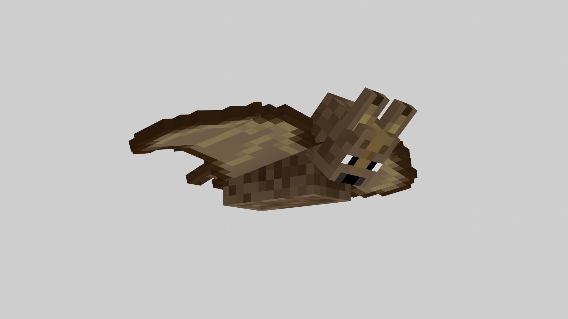 Minecraft Bat Rigged Low-poly 3D model_13