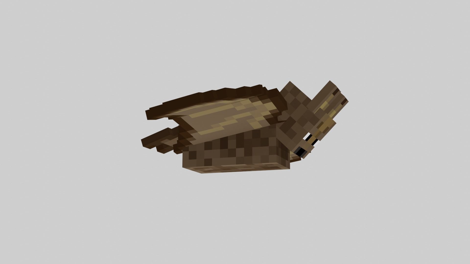 Minecraft Bat Rigged Low-poly 3D model_11