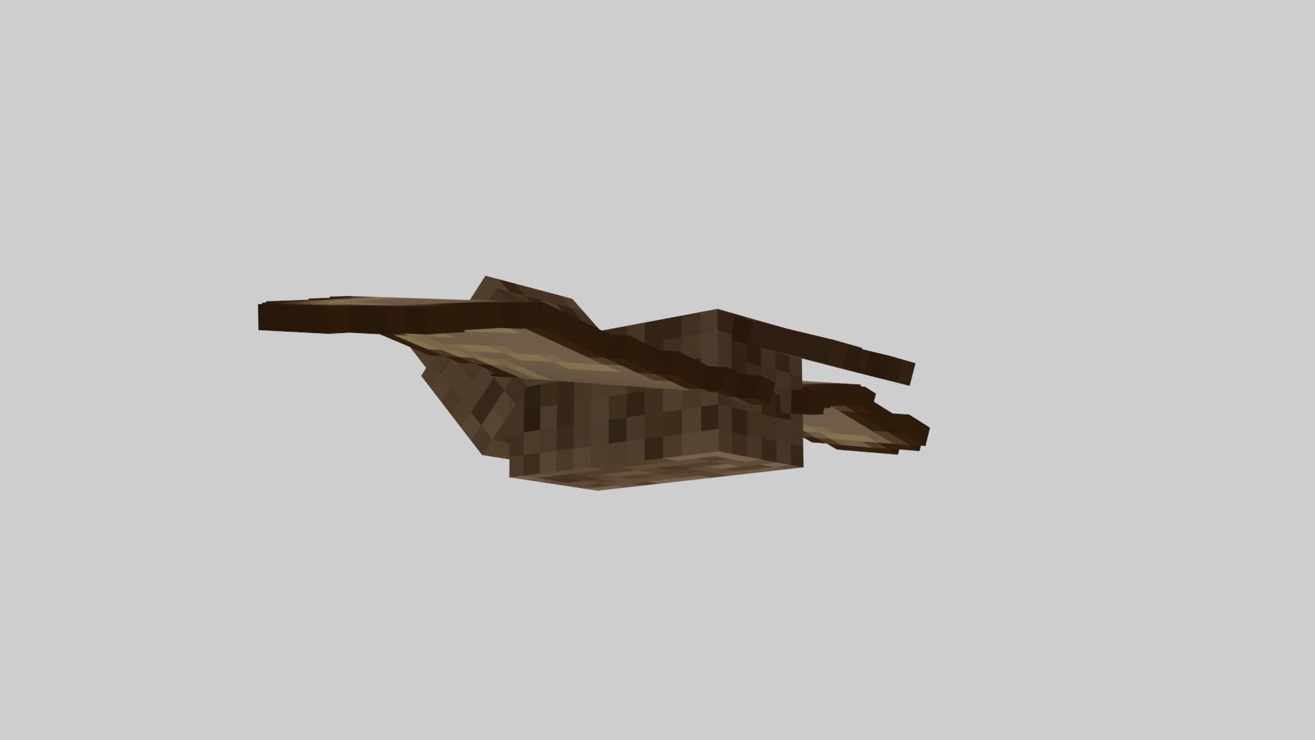 Minecraft Bat Rigged Low-poly 3D model_31