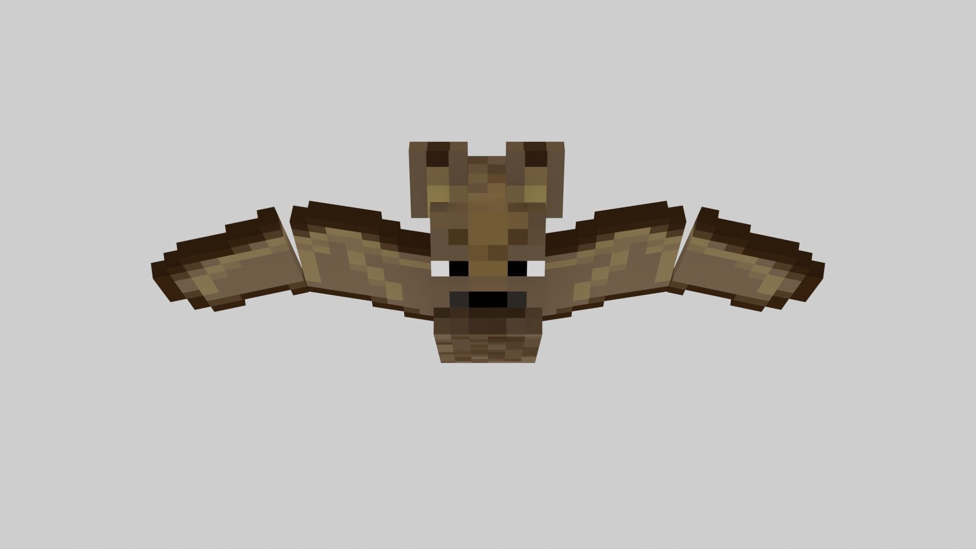 Minecraft Bat Rigged Low-poly 3D model_16