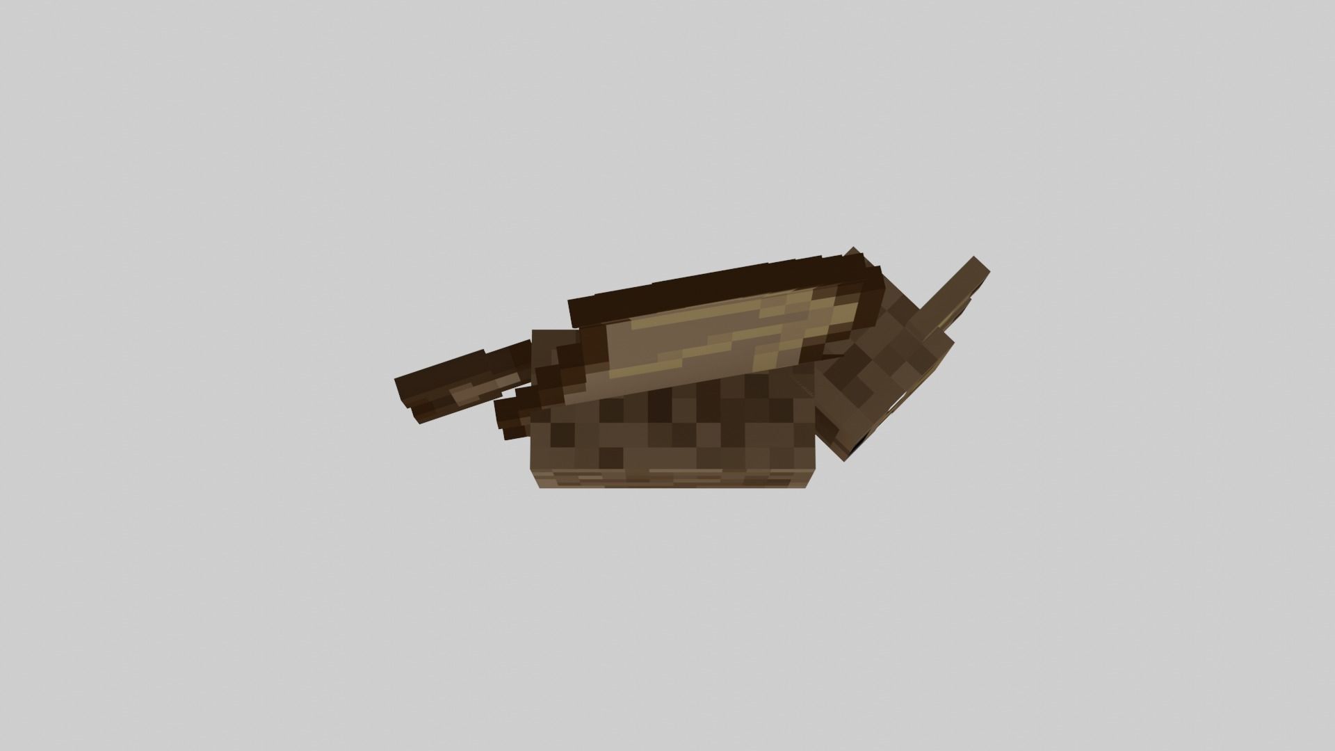 Minecraft Bat Rigged Low-poly 3D model_41