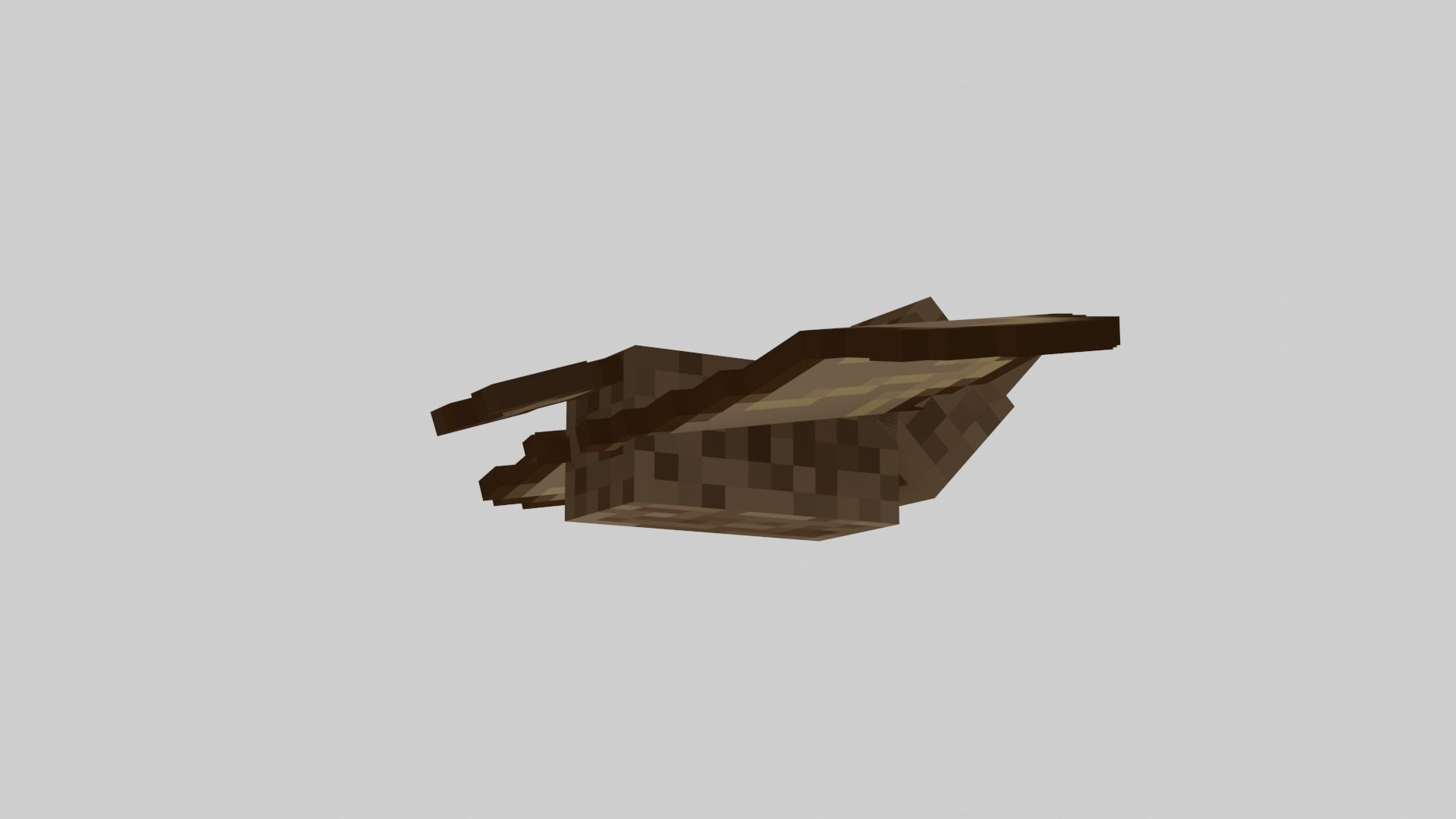 Minecraft Bat Rigged Low-poly 3D model_38