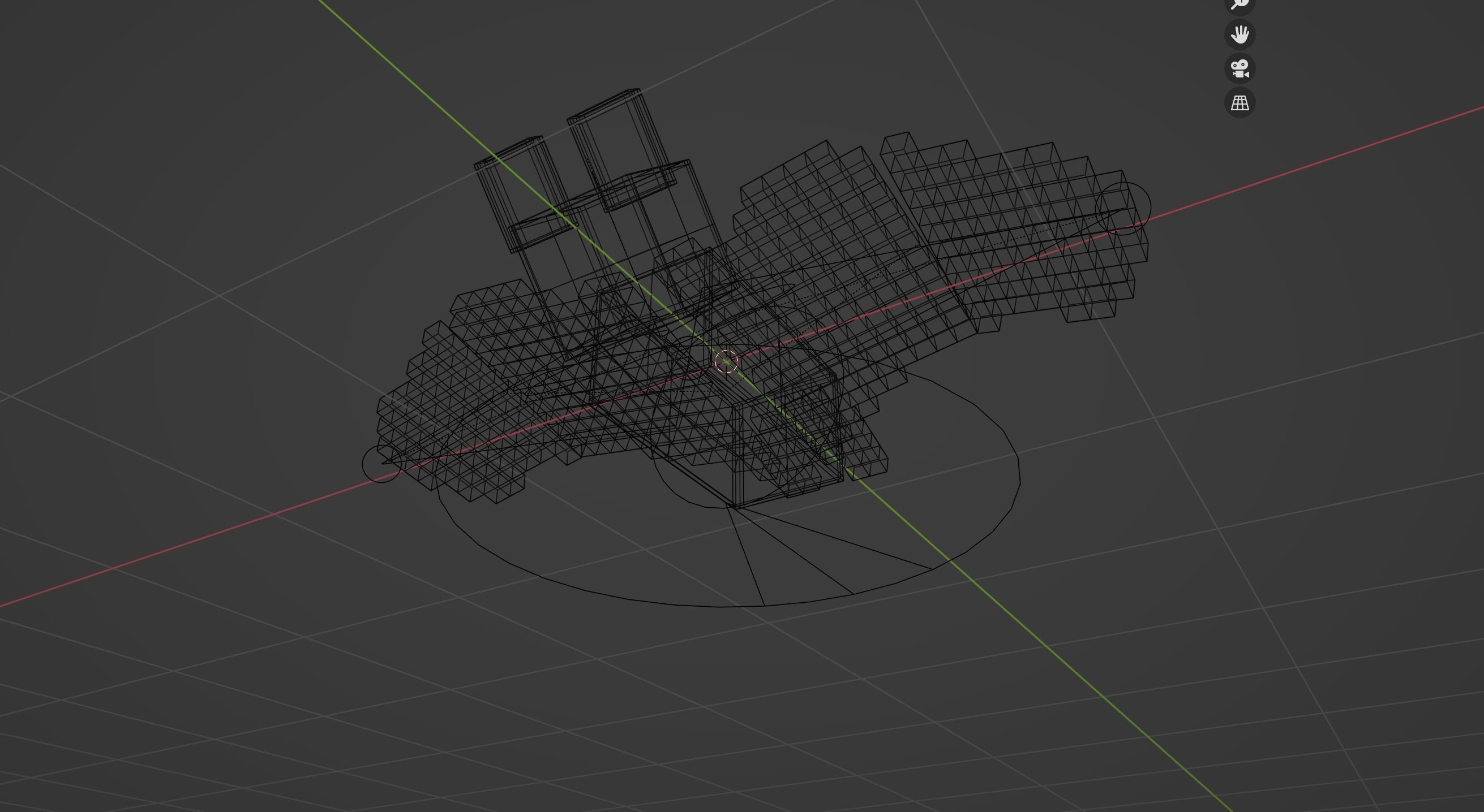 Minecraft Bat Rigged Low-poly 3D model_7