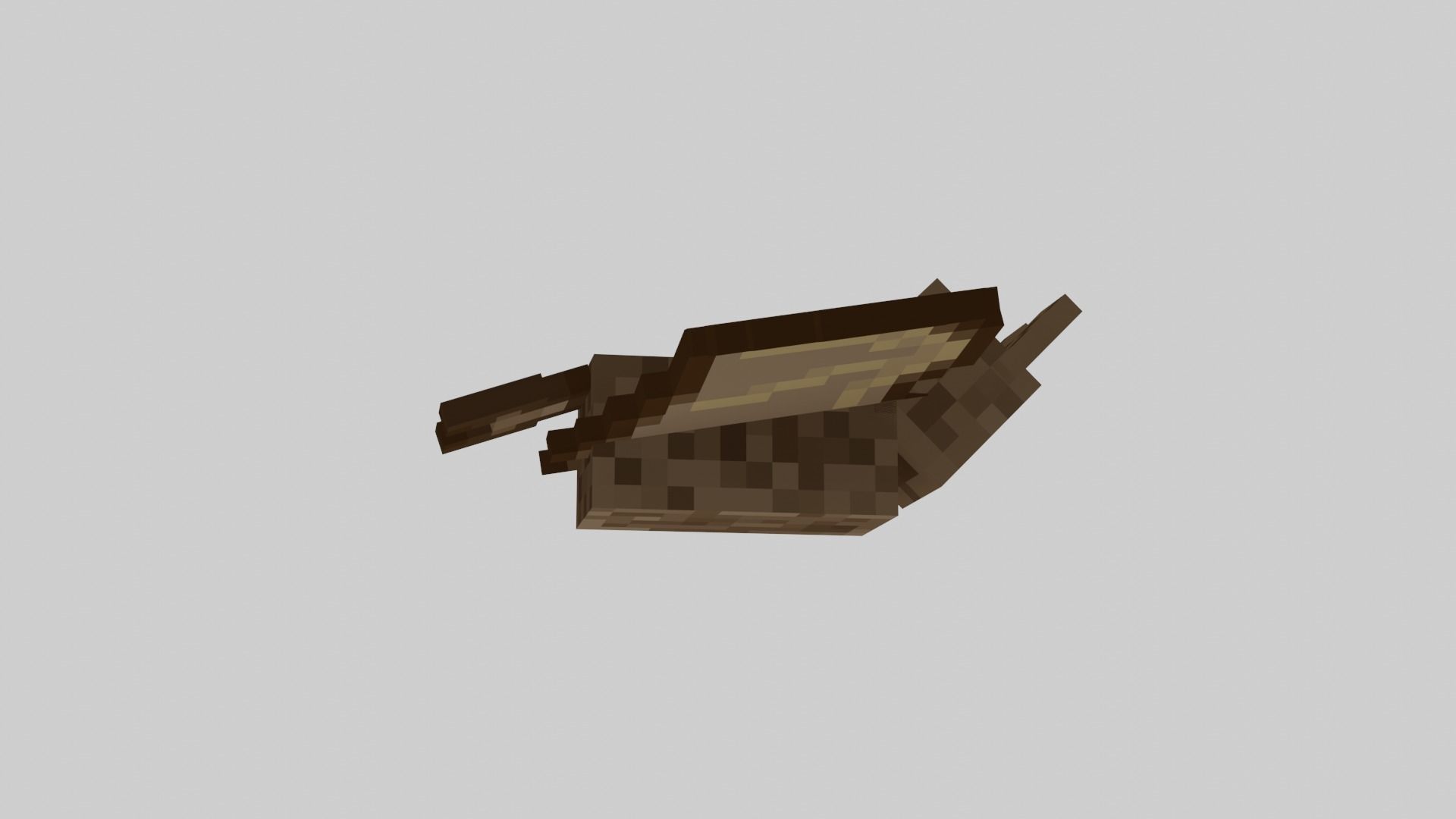 Minecraft Bat Rigged Low-poly 3D model_40