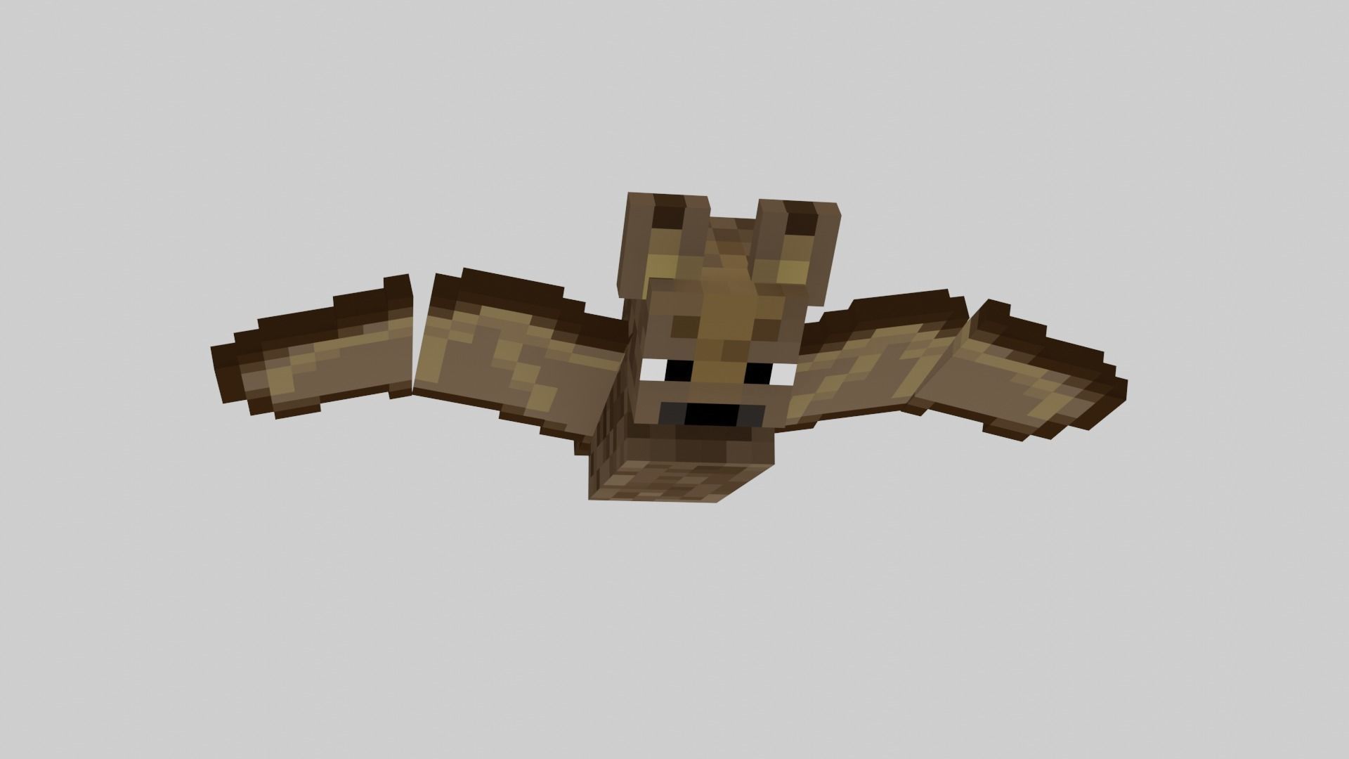 Minecraft Bat Rigged Low-poly 3D model_15