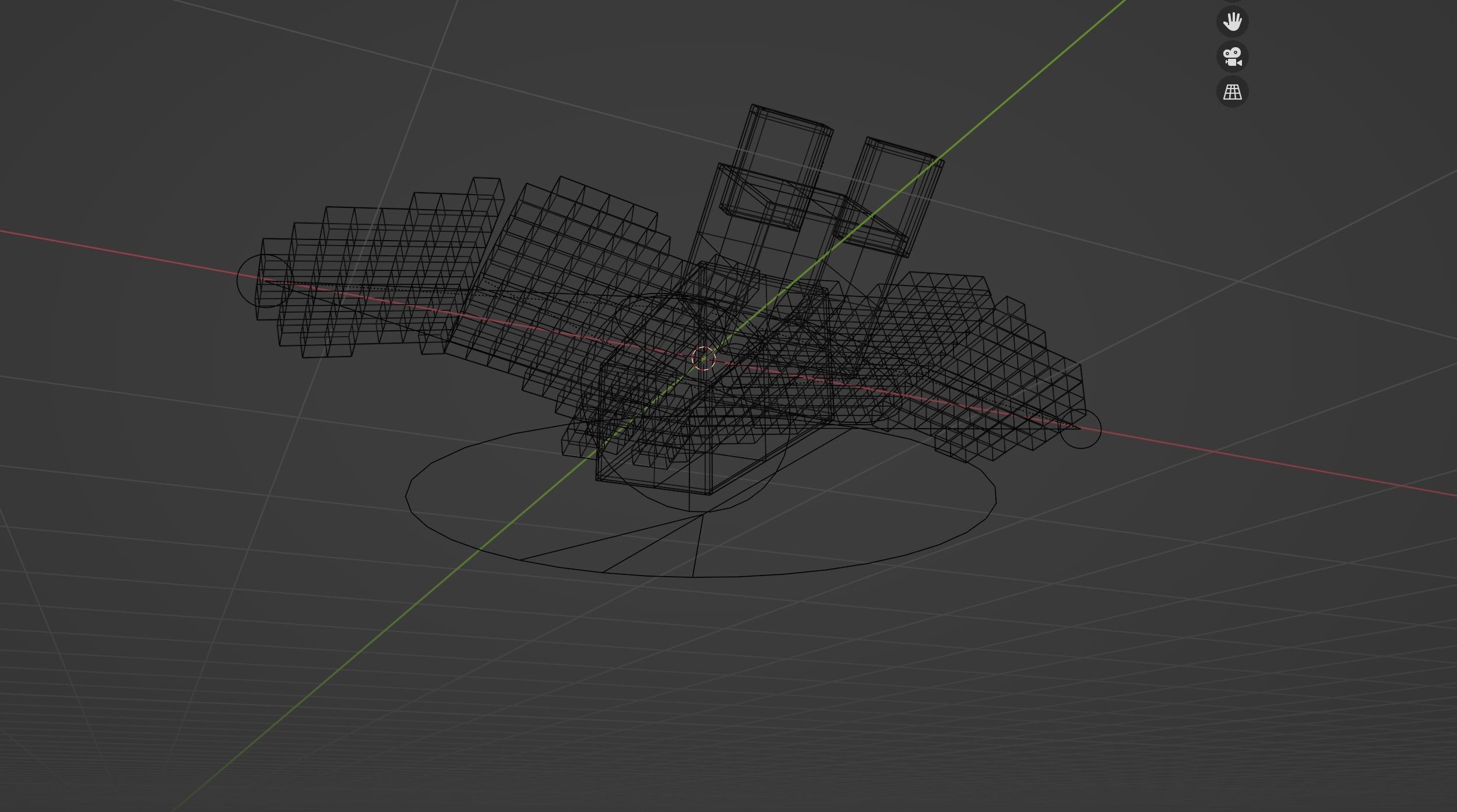 Minecraft Bat Rigged Low-poly 3D model_6