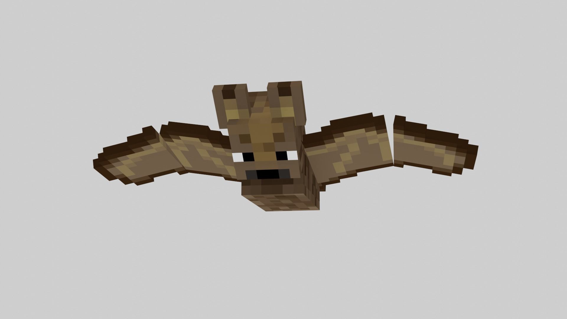 Minecraft Bat Rigged Low-poly 3D model_17