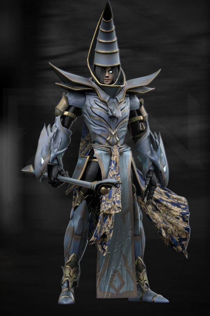 Blue-Eyes Magician of Darkness 3D model_1