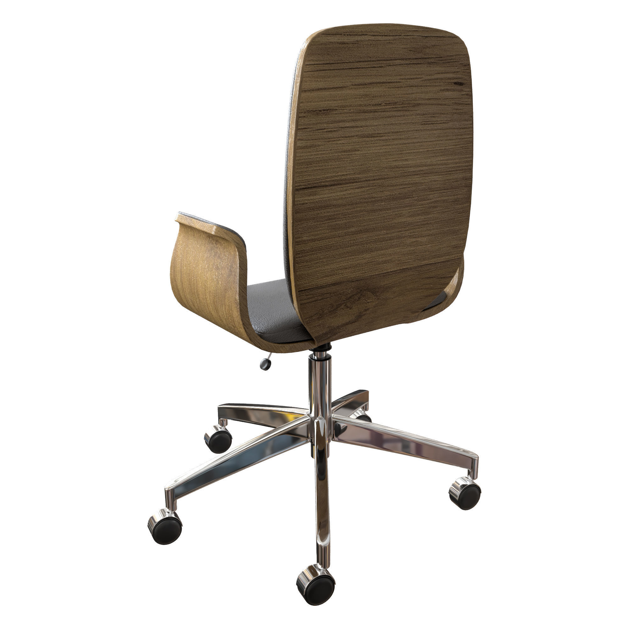 chair 3 modern office 3D model_2