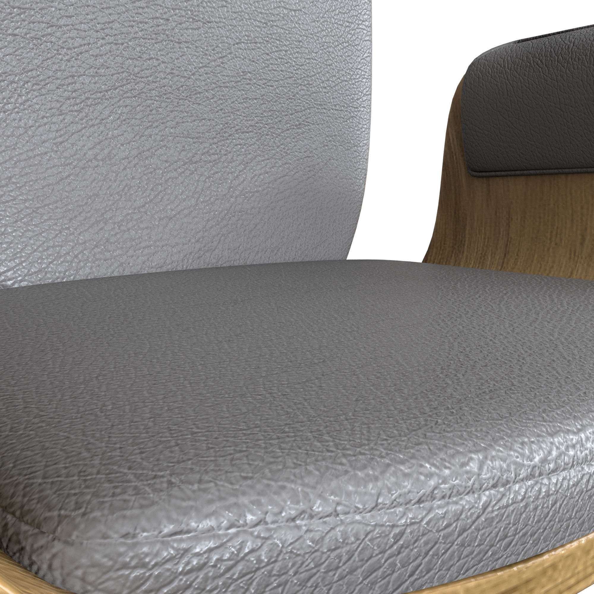 chair 3 modern office 3D model_4