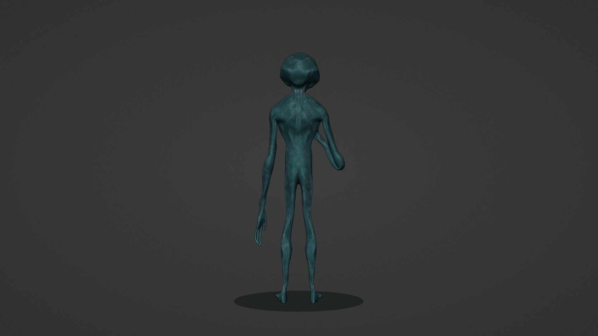 3D Realistic Alien - Original Sci-fi - Low to High Poly Versions 3D model_24