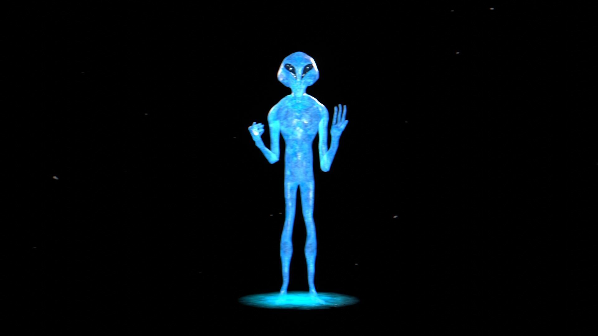 3D Realistic Alien - Original Sci-fi - Low to High Poly Versions 3D model_19