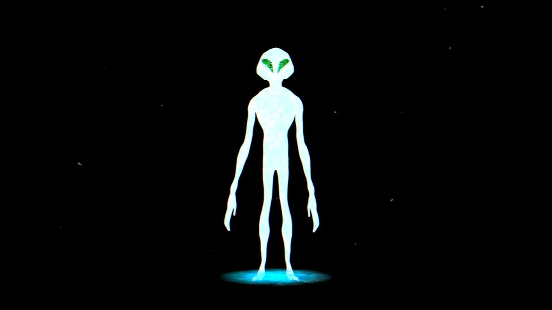 3D Realistic Alien - Original Sci-fi - Low to High Poly Versions 3D model_13