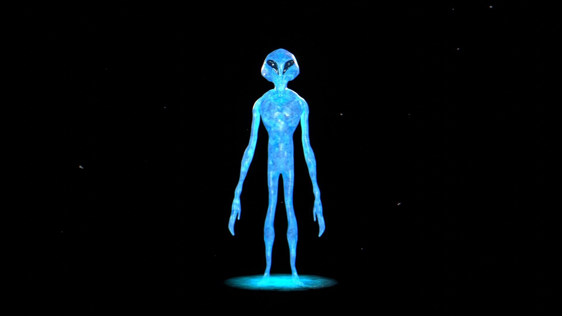 3D Realistic Alien - Original Sci-fi - Low to High Poly Versions 3D model_20