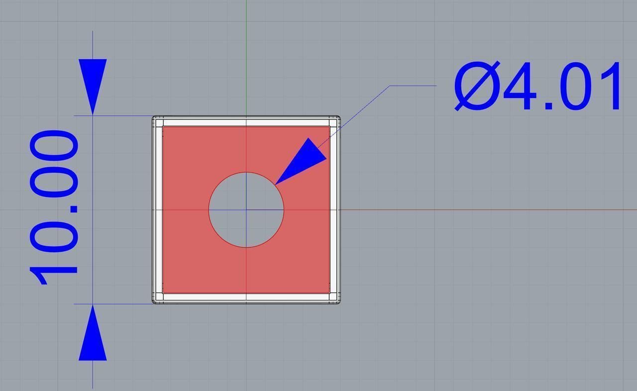 Plain 4 Cube Black Number pendant  3D print model_12