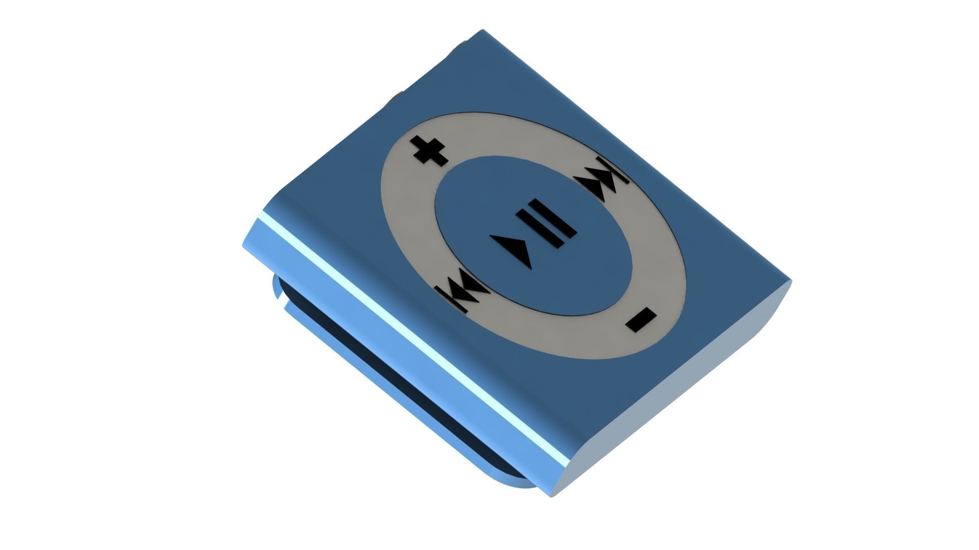 iPod Shuffle 3D print model_4