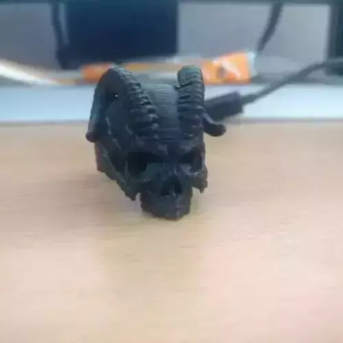 demon and devil head with hornes