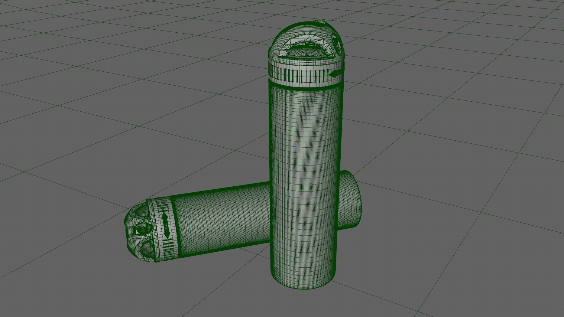 Rexona Extra Cool Dry Spray 3D Model  Low-poly 3D model_9