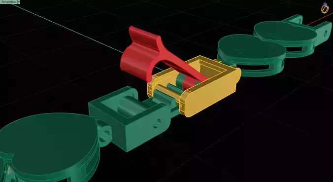 Bracelet Lock print 3D Model