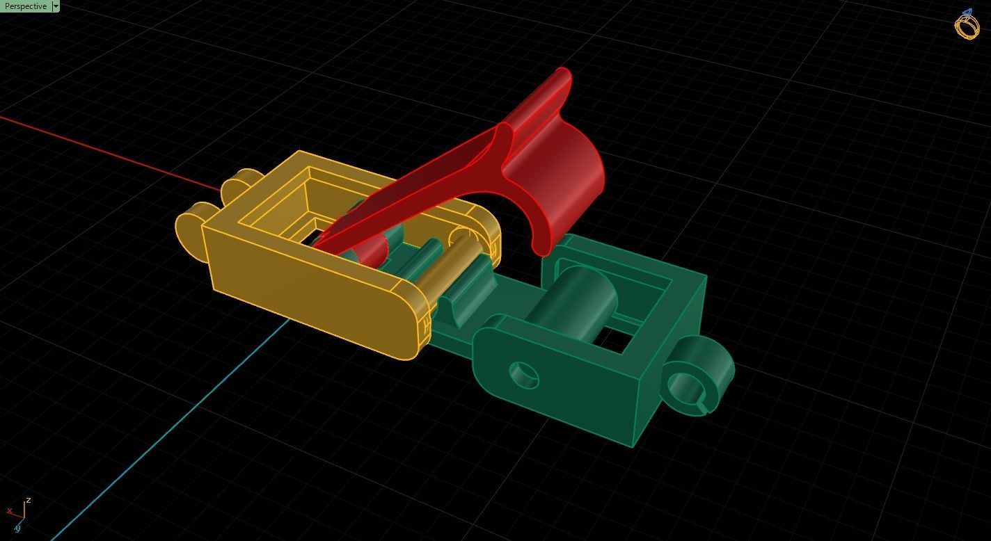 Bracelet Lock print 3D Model 3D print model_7