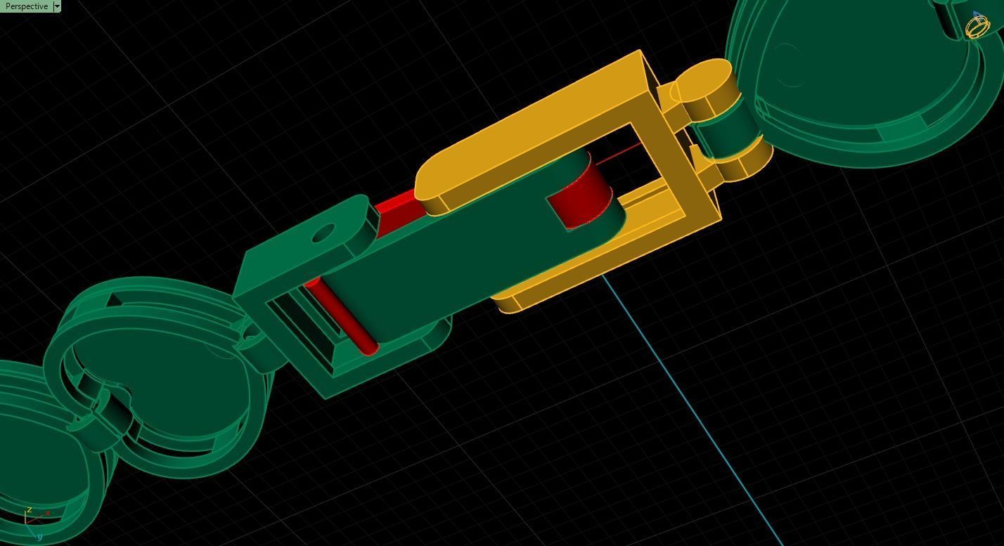 Bracelet Lock print 3D Model 3D print model_5