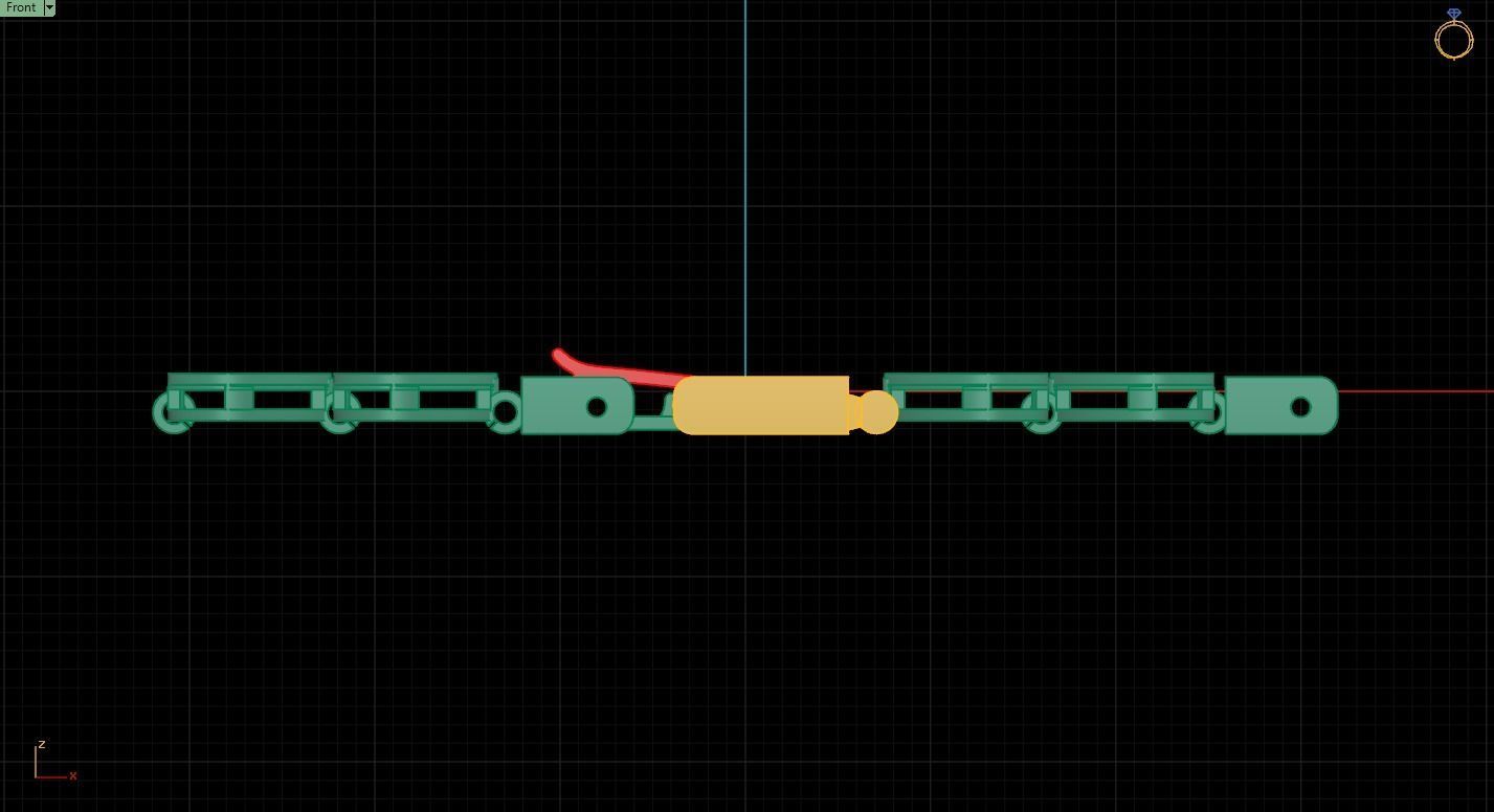 Bracelet Lock print 3D Model 3D print model_3