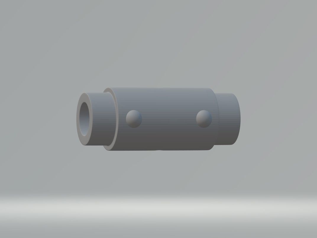 Blue Power Lance 3D print model_4