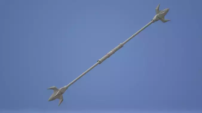 Blue Power Lance 3D print model