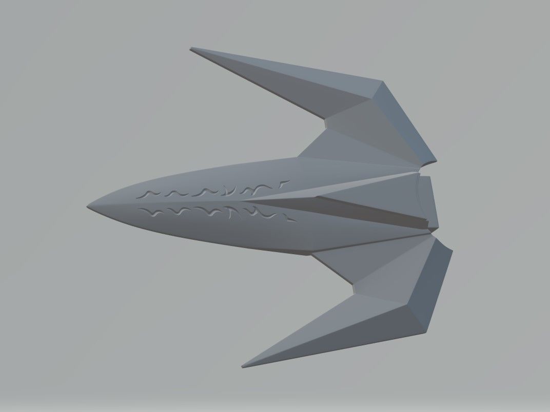 Blue Power Lance 3D print model_1