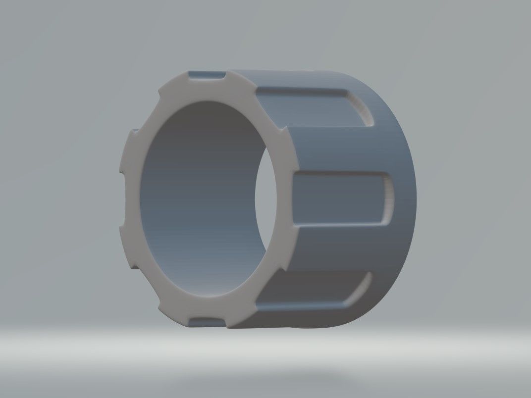 Blue Power Lance 3D print model_8