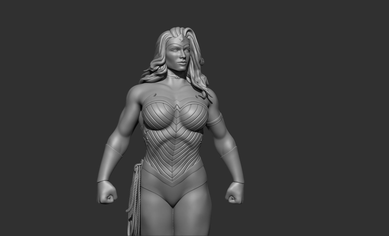 New 52 Wonder Woman Fanart 3D Model 3D print model_7