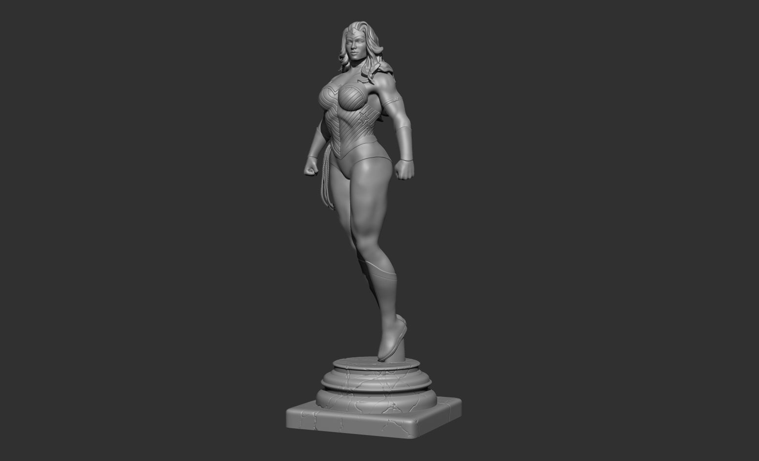 New 52 Wonder Woman Fanart 3D Model 3D print model_2