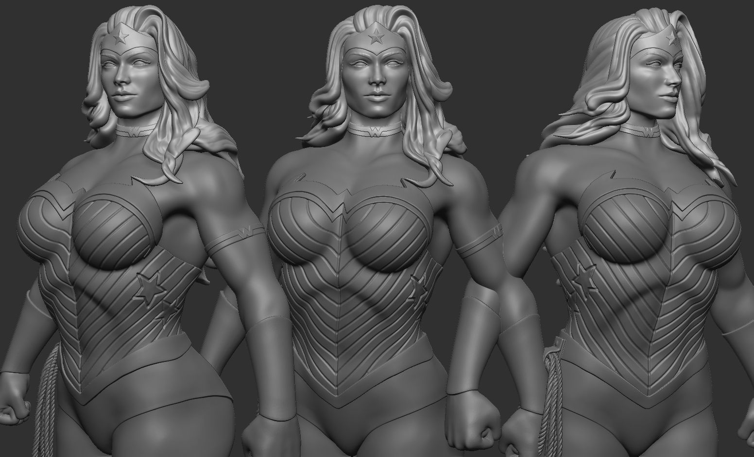 New 52 Wonder Woman Fanart 3D Model 3D print model_8
