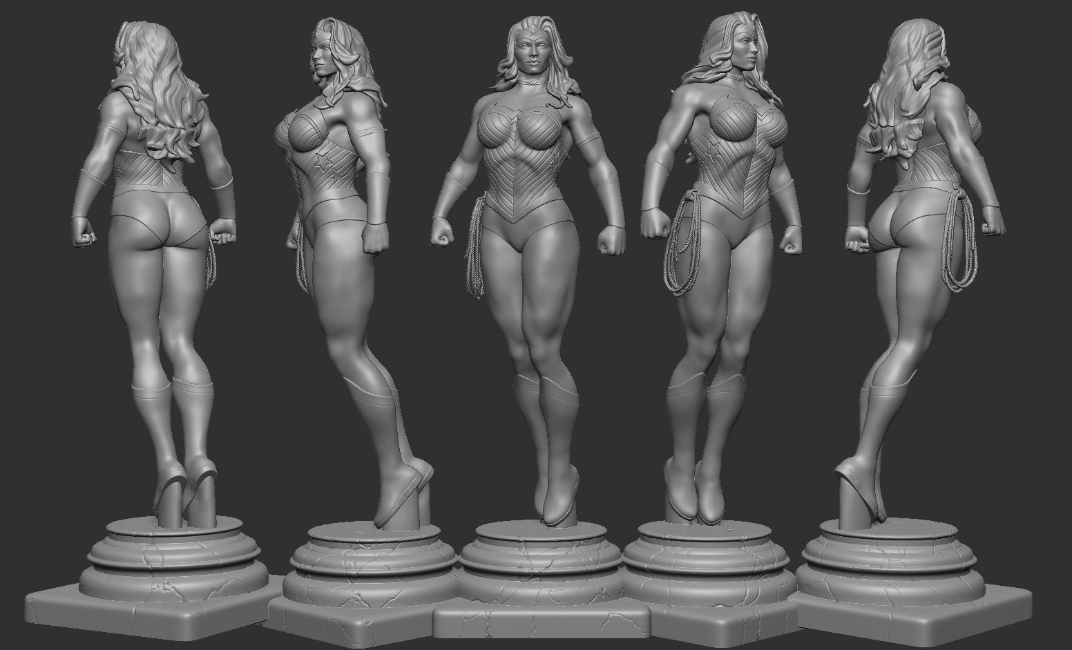 New 52 Wonder Woman Fanart 3D Model 3D print model_9