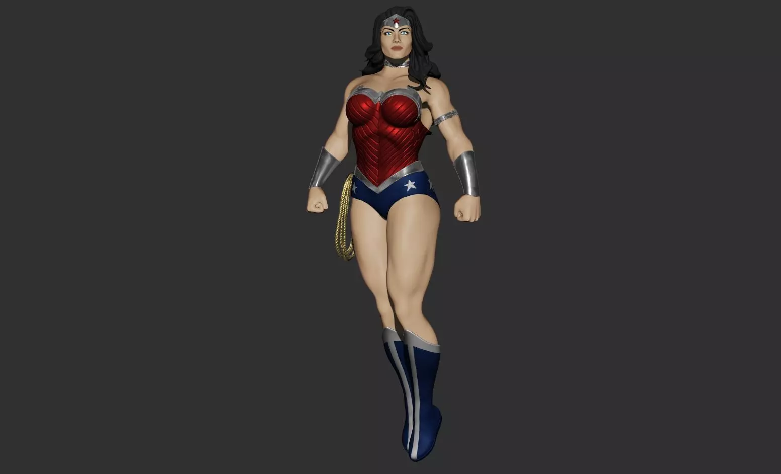 New 52 Wonder Woman Fanart 3D Model 3D print model_0