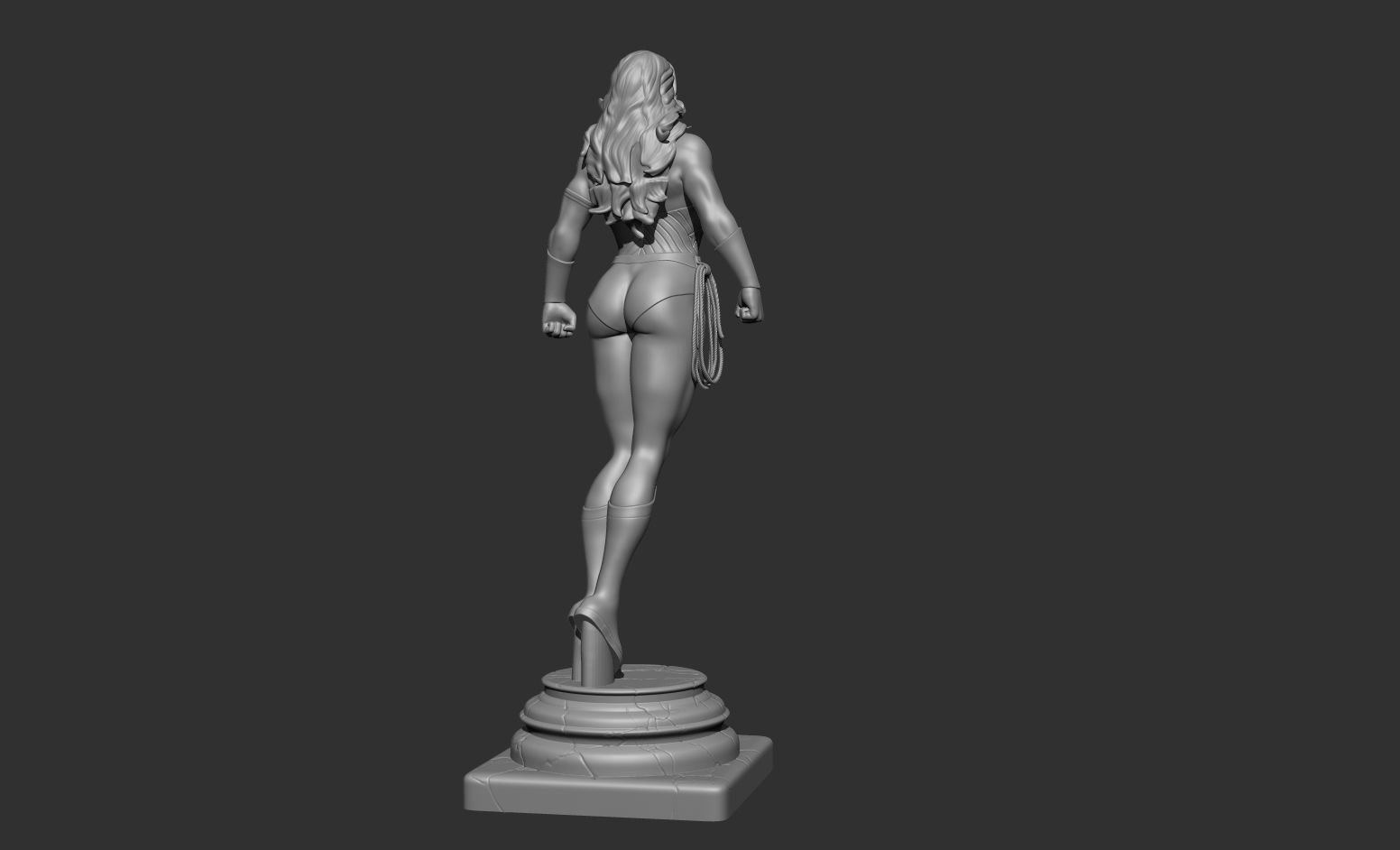 New 52 Wonder Woman Fanart 3D Model 3D print model_4