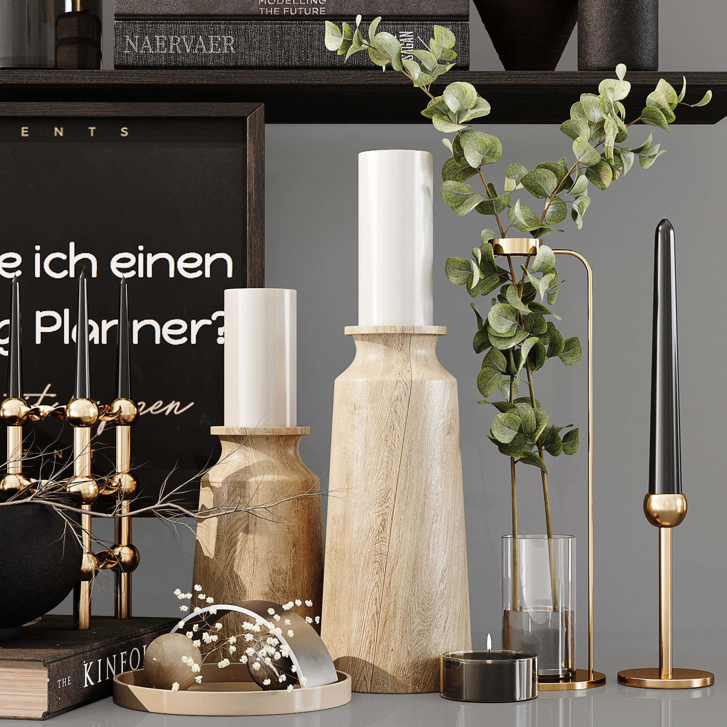 Decorative Set 119 3D model_11