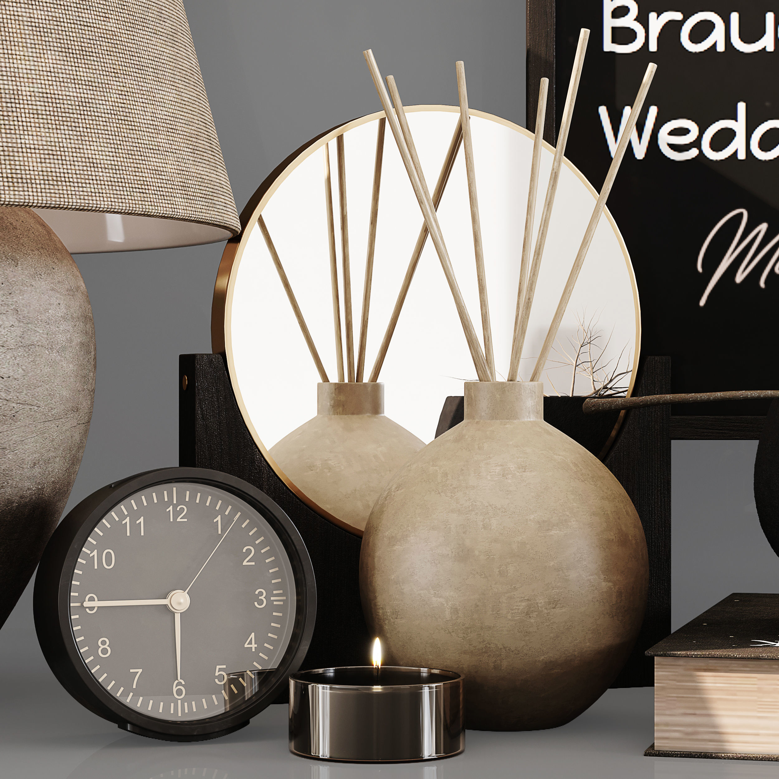 Decorative Set 119 3D model_5