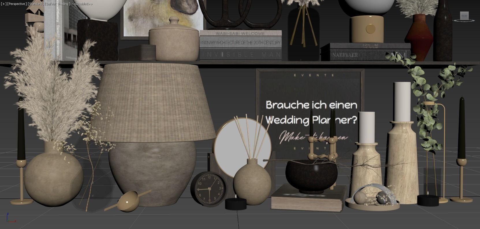 Decorative Set 119 3D model_8