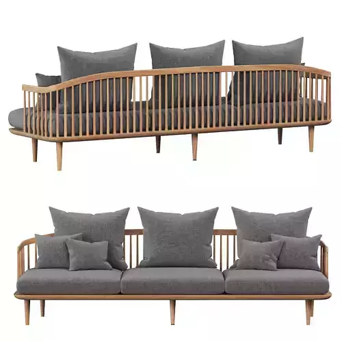 TRADITION FLY SC ARMCHAIR 3D model