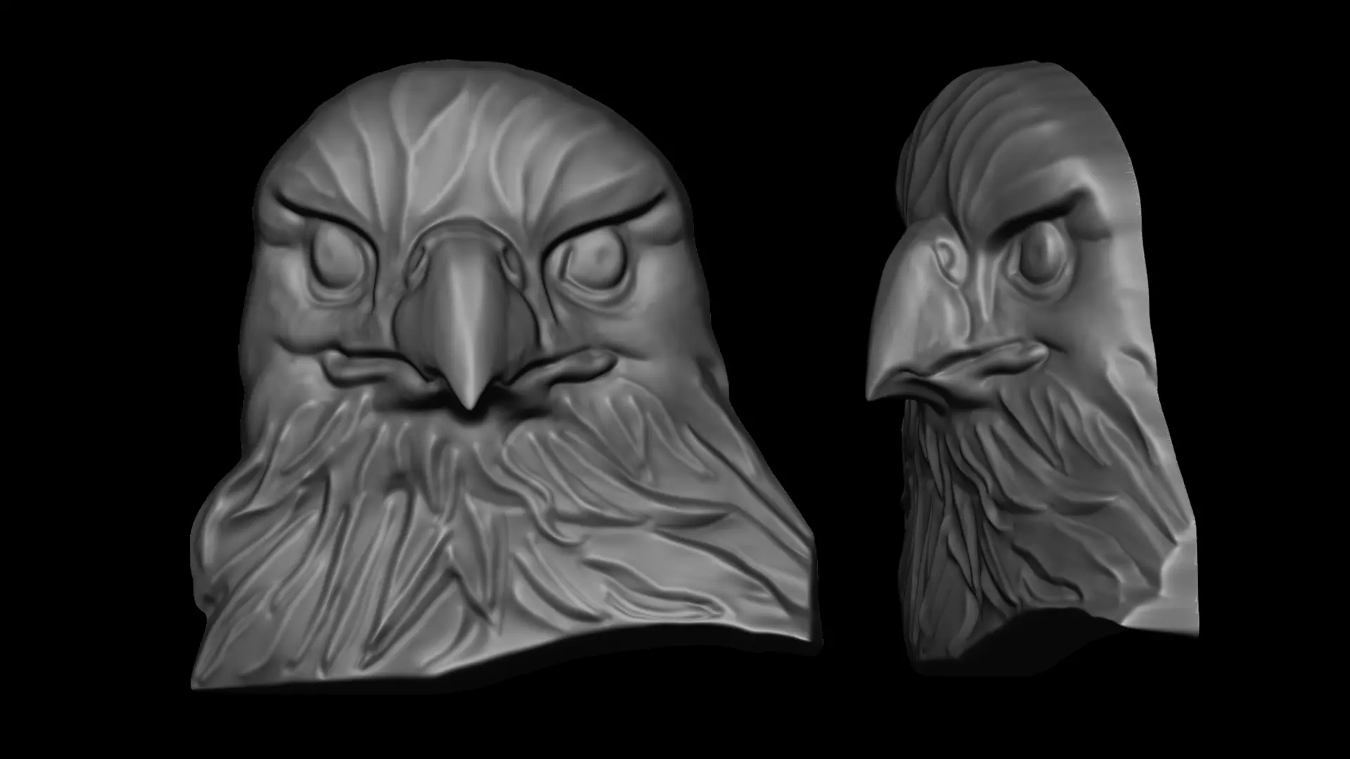 Eagle Art CNC- ArtCam 3D print model_0