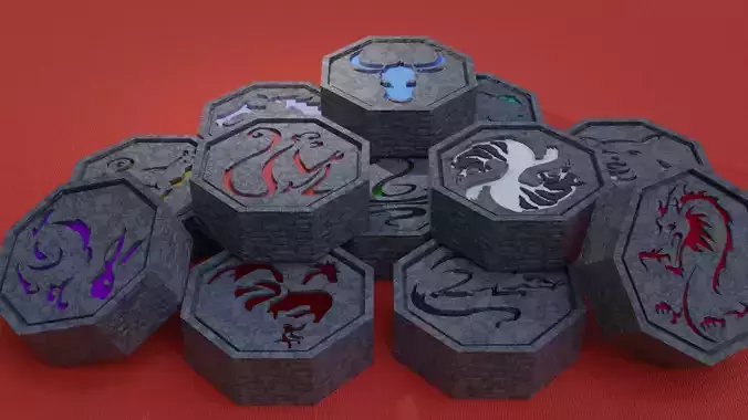 Magic Talismans 3D print model