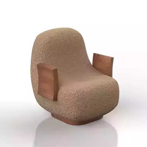 Soft armchair by Pierre Yovanovitch 3D model
