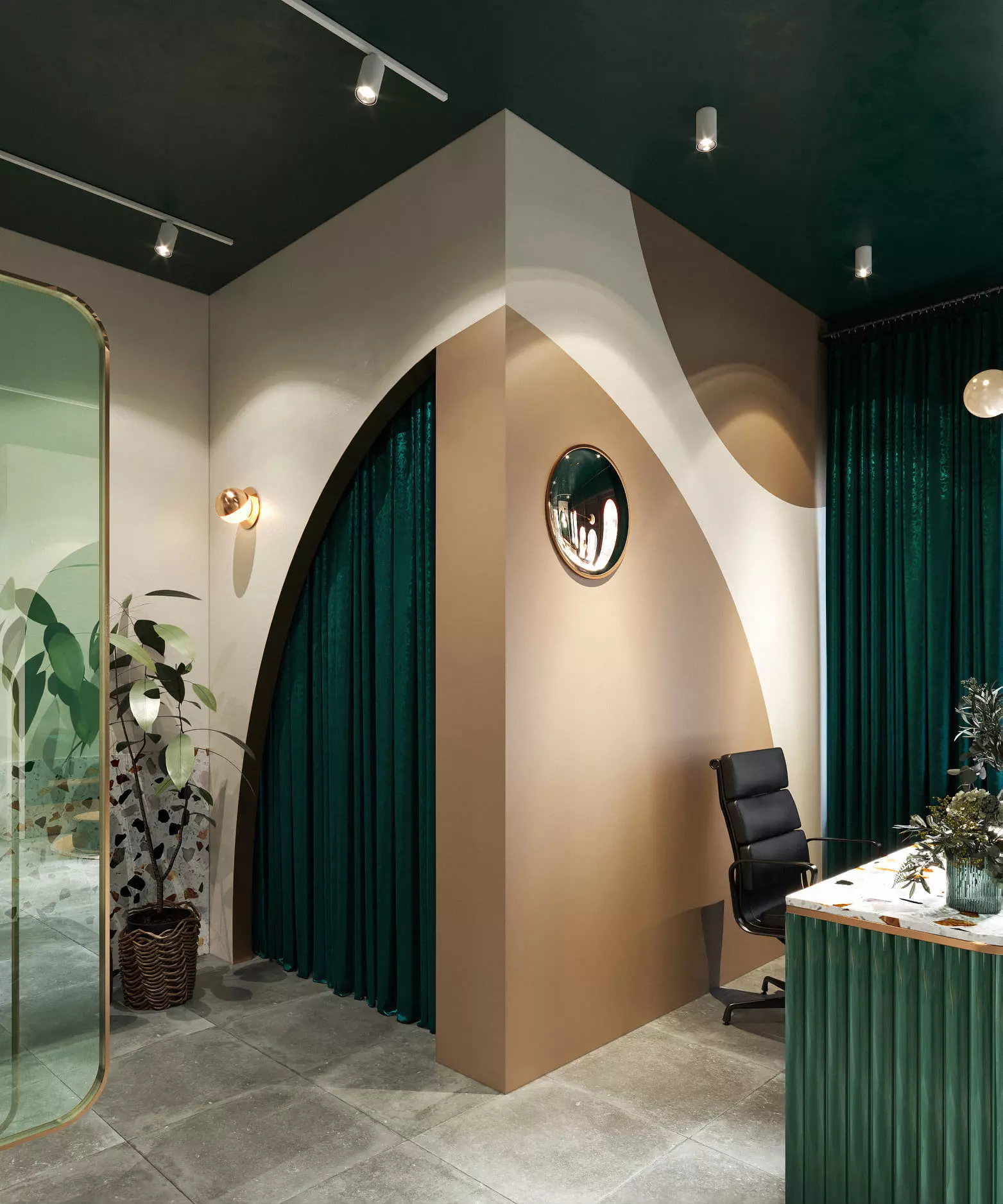 Clothing store interior design Model 3D model_0