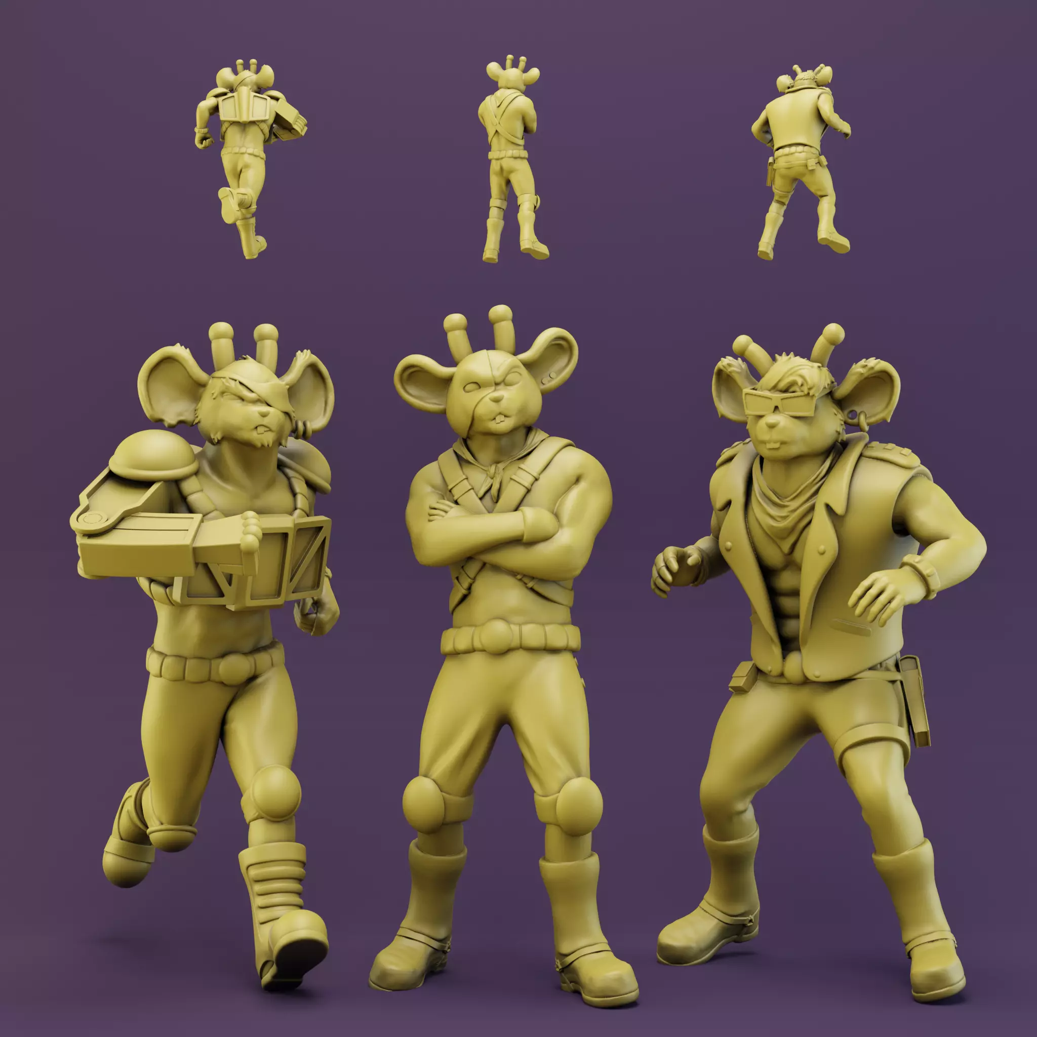Biker Mice from Mars 3D print model_0