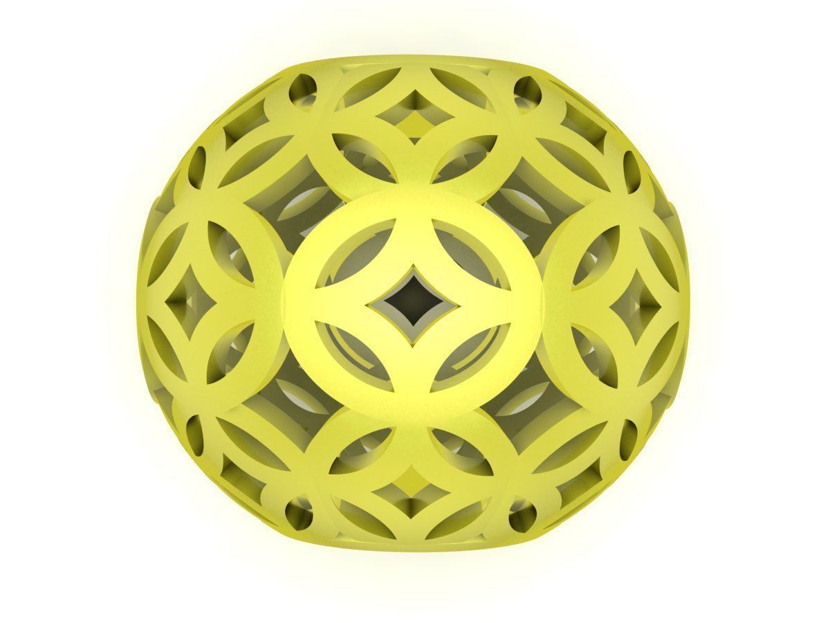 VietNam fengshui lucky ball charm 4030 3D print model_5