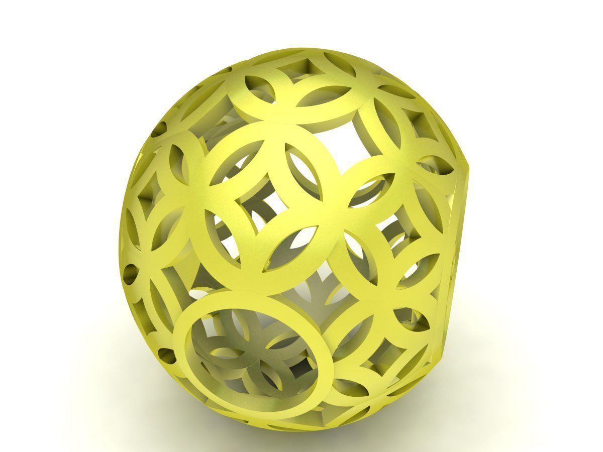 VietNam fengshui lucky ball charm 4030 3D print model_6