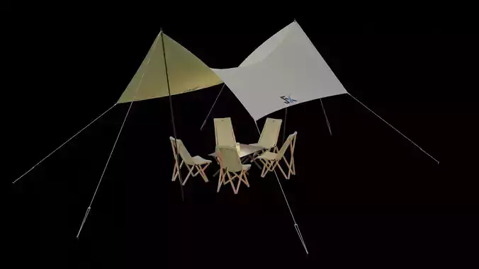 Camping awning
