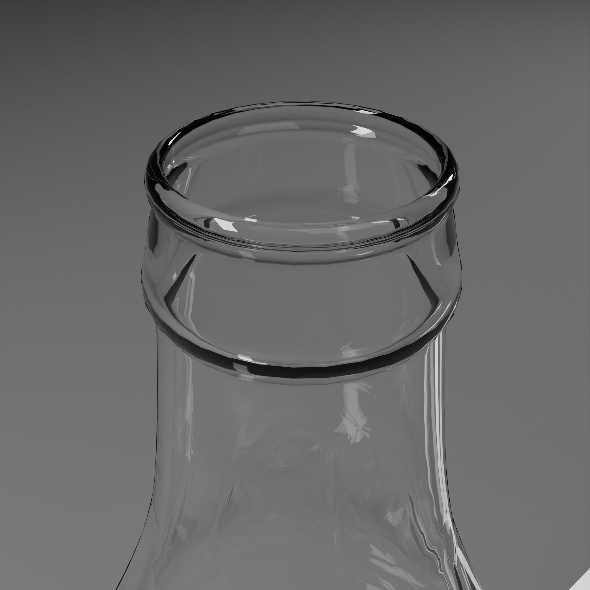 Soda Bottle and Plastic Bottle Storage Crate Low-poly 3D model_8