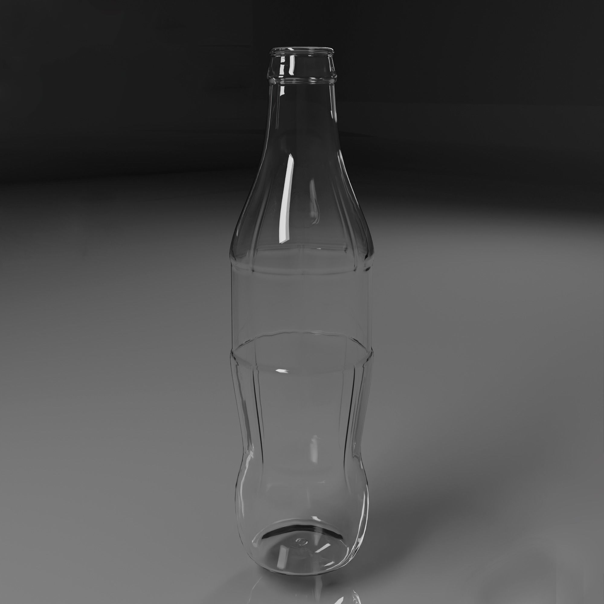 Soda Bottle and Plastic Bottle Storage Crate Low-poly 3D model_6